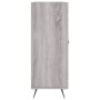 Aparador de madera de ingeniería gris Sonoma 69,5x34x90 cm de vidaXL, Aparadores - Ref: Foro24-828018, Precio: 93,55 €, Descu...