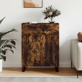 Smoked oak engineered wood sideboard 69.5x34x90 cm by vidaXL, Sideboards - Ref: Foro24-828009, Price: 119,40 €, Discount: %