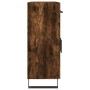 Aparador de madera de ingeniería roble ahumado 69,5x34x90 cm de vidaXL, Aparadores - Ref: Foro24-828009, Precio: 129,87 €, De...