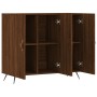 Oak brown engineered wood sideboard 90x34x80 cm by vidaXL, Sideboards - Ref: Foro24-828083, Price: 81,60 €, Discount: %