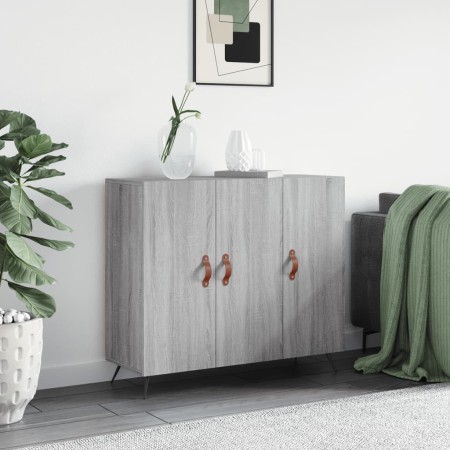 Sonoma gray engineered wood sideboard 90x34x80 cm by vidaXL, Sideboards - Ref: Foro24-828082, Price: 78,69 €, Discount: %