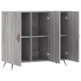 Aparador de madera de ingeniería gris Sonoma 90x34x80 cm de vidaXL, Aparadores - Ref: Foro24-828082, Precio: 78,69 €, Descuen...