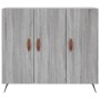 Aparador de madera de ingeniería gris Sonoma 90x34x80 cm de vidaXL, Aparadores - Ref: Foro24-828082, Precio: 78,69 €, Descuen...