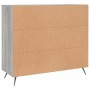 Aparador de madera de ingeniería gris Sonoma 90x34x80 cm de vidaXL, Aparadores - Ref: Foro24-828082, Precio: 78,69 €, Descuen...