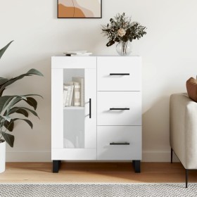 White engineered wood sideboard 69.5x34x90 cm by vidaXL, Sideboards - Ref: Foro24-828068, Price: 103,39 €, Discount: %