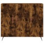 Smoked oak engineered wood sideboard 90x34x80 cm by vidaXL, Sideboards - Ref: Foro24-828081, Price: 80,73 €, Discount: %