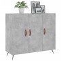 Aparador de madera de ingeniería gris hormigón 90x34x80 cm de vidaXL, Aparadores - Ref: Foro24-828080, Precio: 77,05 €, Descu...