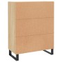 Aparador de madera de ingeniería roble Sonoma 69,5x34x90 cm de vidaXL, Aparadores - Ref: Foro24-828071, Precio: 99,87 €, Desc...