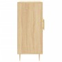 Aparador de madera de ingeniería roble Sonoma 90x34x80 cm de vidaXL, Aparadores - Ref: Foro24-828095, Precio: 76,91 €, Descue...