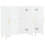 Aparador de madera de ingeniería blanco 90x34x80 cm de vidaXL, Aparadores - Ref: Foro24-828092, Precio: 93,99 €, Descuento: %