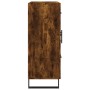 Aparador de madera de ingeniería roble ahumado 69,5x34x90 cm de vidaXL, Aparadores - Ref: Foro24-828073, Precio: 106,01 €, De...