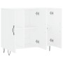 Aparador de madera de ingeniería blanco 90x34x80 cm de vidaXL, Aparadores - Ref: Foro24-828100, Precio: 91,72 €, Descuento: %