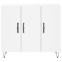 White engineered wood sideboard 90x34x80 cm by vidaXL, Sideboards - Ref: Foro24-828100, Price: 84,49 €, Discount: %