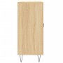 Aparador de madera de ingeniería roble Sonoma 90x34x80 cm de vidaXL, Aparadores - Ref: Foro24-828103, Precio: 72,25 €, Descue...