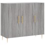 Sonoma gray engineered wood sideboard 90x34x80 cm by vidaXL, Sideboards - Ref: Foro24-828098, Price: 76,17 €, Discount: %