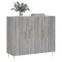 Sonoma gray engineered wood sideboard 90x34x80 cm by vidaXL, Sideboards - Ref: Foro24-828098, Price: 76,17 €, Discount: %