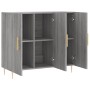 Aparador de madera de ingeniería gris Sonoma 90x34x80 cm de vidaXL, Aparadores - Ref: Foro24-828098, Precio: 76,17 €, Descuen...