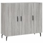 Aparador de madera de ingeniería gris Sonoma 90x34x80 cm de vidaXL, Aparadores - Ref: Foro24-828130, Precio: 84,99 €, Descuen...