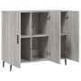 Aparador de madera de ingeniería gris Sonoma 90x34x80 cm de vidaXL, Aparadores - Ref: Foro24-828130, Precio: 84,99 €, Descuen...