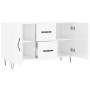 Glossy white engineered wood sideboard 100x36x60 cm by vidaXL, Sideboards - Ref: Foro24-828166, Price: 90,39 €, Discount: %