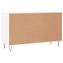 Hochglanzweißes Sideboard aus Holzwerkstoff, 100 x 36 x 60 cm von vidaXL, Sideboards - Ref: Foro24-828166, Preis: 90,39 €, Ra...