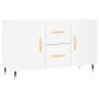 Glossy white engineered wood sideboard 100x36x60 cm by vidaXL, Sideboards - Ref: Foro24-828150, Price: 122,39 €, Discount: %