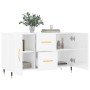 Hochglanzweißes Sideboard aus Holzwerkstoff, 100 x 36 x 60 cm von vidaXL, Sideboards - Ref: Foro24-828150, Preis: 122,39 €, R...