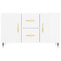 Glossy white engineered wood sideboard 100x36x60 cm by vidaXL, Sideboards - Ref: Foro24-828150, Price: 122,39 €, Discount: %