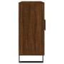 Oak brown engineered wood sideboard 90x34x80 cm by vidaXL, Sideboards - Ref: Foro24-828139, Price: 93,85 €, Discount: %