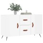 Glossy white engineered wood sideboard 100x36x60 cm by vidaXL, Sideboards - Ref: Foro24-828142, Price: 87,22 €, Discount: %