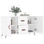 Hochglanzweißes Sideboard aus Holzwerkstoff, 100 x 36 x 60 cm von vidaXL, Sideboards - Ref: Foro24-828142, Preis: 87,22 €, Ra...