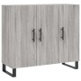 Aparador de madera de ingeniería gris Sonoma 90x34x80 cm de vidaXL, Aparadores - Ref: Foro24-828138, Precio: 89,27 €, Descuen...