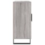 Aparador de madera de ingeniería gris Sonoma 90x34x80 cm de vidaXL, Aparadores - Ref: Foro24-828138, Precio: 89,27 €, Descuen...