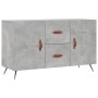 Concrete gray engineered wood sideboard 100x36x60 cm by vidaXL, Sideboards - Ref: Foro24-828144, Price: 82,44 €, Discount: %