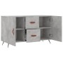 Concrete gray engineered wood sideboard 100x36x60 cm by vidaXL, Sideboards - Ref: Foro24-828144, Price: 82,44 €, Discount: %