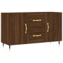 Aparador de madera de ingeniería roble marrón 100x36x60 cm de vidaXL, Aparadores - Ref: Foro24-828155, Precio: 118,24 €, Desc...