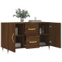 Aparador de madera de ingeniería roble marrón 100x36x60 cm de vidaXL, Aparadores - Ref: Foro24-828155, Precio: 118,02 €, Desc...