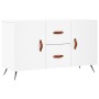 Weißes Sideboard aus Holzwerkstoff, 100 x 36 x 60 cm von vidaXL, Sideboards - Ref: Foro24-828140, Preis: 86,95 €, Rabatt: %