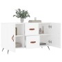 Aparador de madera de ingeniería blanco 100x36x60 cm de vidaXL, Aparadores - Ref: Foro24-828140, Precio: 85,09 €, Descuento: %