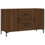 Aparador de madera de ingeniería roble marrón 100x36x60 cm de vidaXL, Aparadores - Ref: Foro24-828179, Precio: 99,53 €, Descu...