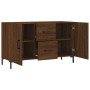 Aparador de madera de ingeniería roble marrón 100x36x60 cm de vidaXL, Aparadores - Ref: Foro24-828179, Precio: 99,53 €, Descu...