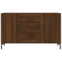 Aparador de madera de ingeniería roble marrón 100x36x60 cm de vidaXL, Aparadores - Ref: Foro24-828179, Precio: 99,53 €, Descu...