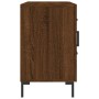 Aparador de madera de ingeniería roble marrón 100x36x60 cm de vidaXL, Aparadores - Ref: Foro24-828179, Precio: 99,53 €, Descu...