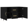 Black engineered wood sideboard 100x36x60 cm by vidaXL, Sideboards - Ref: Foro24-828149, Price: 91,83 €, Discount: %