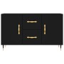 Black engineered wood sideboard 100x36x60 cm by vidaXL, Sideboards - Ref: Foro24-828149, Price: 91,83 €, Discount: %