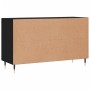 Black engineered wood sideboard 100x36x60 cm by vidaXL, Sideboards - Ref: Foro24-828149, Price: 91,83 €, Discount: %