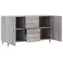 Sonoma gray engineered wood sideboard 100x36x60 cm by vidaXL, Sideboards - Ref: Foro24-828154, Price: 81,99 €, Discount: %