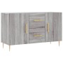 Aparador de madera de ingeniería gris Sonoma 100x36x60 cm de vidaXL, Aparadores - Ref: Foro24-828162, Precio: 101,99 €, Descu...