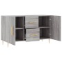 Aparador de madera de ingeniería gris Sonoma 100x36x60 cm de vidaXL, Aparadores - Ref: Foro24-828162, Precio: 101,99 €, Descu...