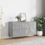 Betongraues Sideboard aus Holzwerkstoff, 100 x 36 x 60 cm von vidaXL, Sideboards - Ref: Foro24-828152, Preis: 115,54 €, Rabat...